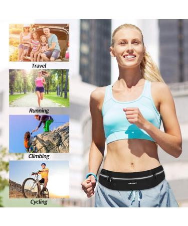 Haissky PLASS Waterproof Running Belt for Cell Phones - Ultra-Thin Hip Bag for Jogging Fitness and Travel (Fits Phones Up to 6.9 ) - International Shipping - Buy Online on SooperMarket.com