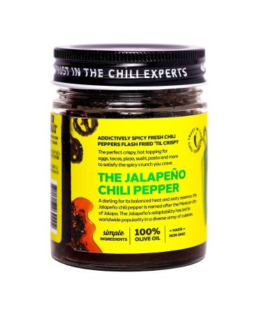 Don Chilio Chile Crisp - Crunchy Sliced Jalapenos in Hot Seasoned Oil - Mild Flavor- 0 Carb Keto Friendly - Versatile Topping, Sauce, or Salsa Alternative - Buy Online on SooperMarket.com