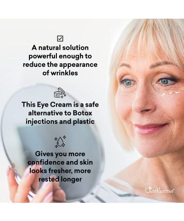 Anti-Aging Eye Cream with Nutritive Ingredients - 2oz | Best Under Eye Wrinkle Treatment for Crows Feet | Just Nutritive - Buy Online on SooperMarket.com