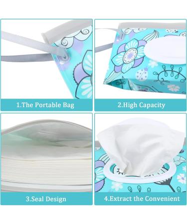 Buy Sannix Baby Wet Wipes Pocket - Reusable On-the-Go Dispenser for Portable Wipes | Ideal Baby Essentials - Buy Online on SooperMarket.com