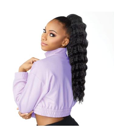 Sensationnel Instant Up & Down Pony Wrap Half Wig UD 9 - 1B Off Black - Buy Online on SooperMarket.com