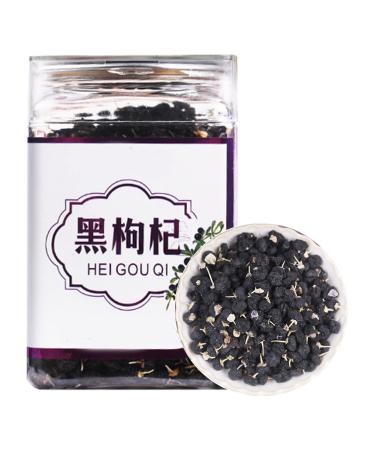130g Black Wolfberry Tea Organic Natural Wild Black Goji Herbal Tea Canned Wolfberry Health Tea Natural Healthy Chinese Tea