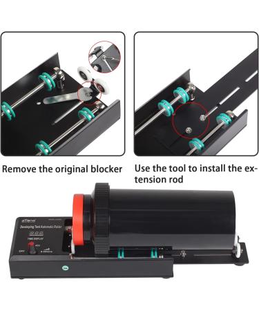 eTone Automatic Roller Extension Rod for 3 Spiral Developing Tank - Length Extending Mount - Buy Online on SooperMarket.com