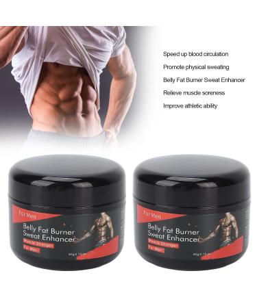 Hot Cream Sweat Fat Burning Gel - 2 x 60G Slimming Cream for Abdomen & Buttocks | Anti-Cellulite Weight Loss Solution - Buy Online on SooperMarket.com