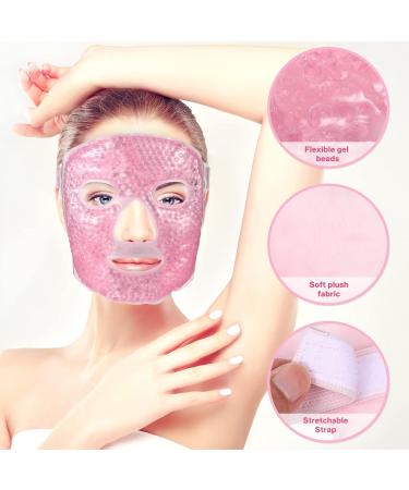 2pcs Cold Face Eye Mask Ice Pack - Skin Care Self Care Beauty - Buy Online on SooperMarket.com