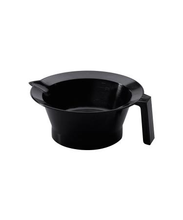 Comair 3011695 Colouring Bowl with Rubber Ring Plus Handle Black