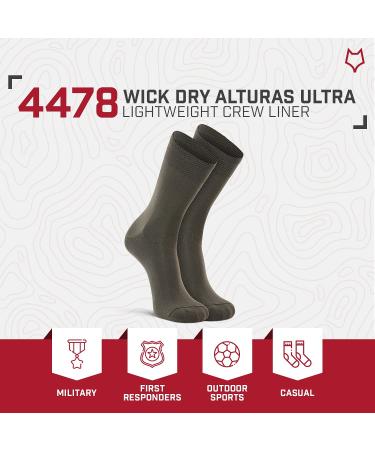 FoxRiver Alturas Ultra-Lightweight Liner Socks - Medium Olive - Buy Online on SooperMarket.com