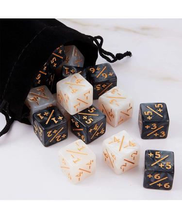 24-Piece Dice Counters Token Set for MTG and CCG Card Game Accessories - Buy Online on SooperMarket.com