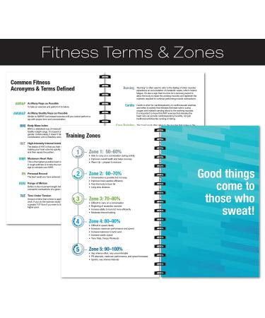 Global Printed Fitness Journal & Nutrition Planner with Clip-in Bookmark, Sturdy Binding, Thick Pages & Laminated Cover (Black & Gold) - Buy Online on SooperMarket.com