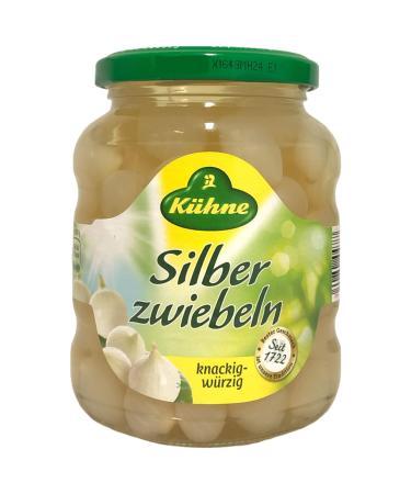K hne Pearl Onions in Spicy Infusion - 330g Glass Jar | Gourmet International Shipping - Buy Online on SooperMarket.com