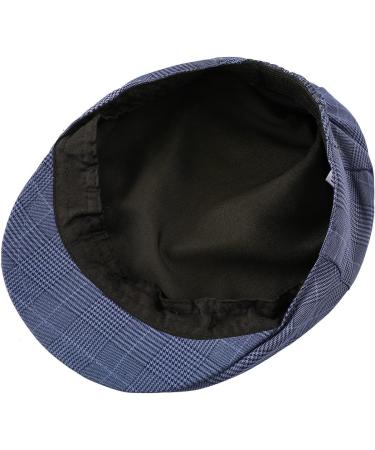 Mint Green Baby Flat Cap | Vintage Drivers Hat with Lining | Breathable & Soft | 0-8 Years | Sapphire Blue - Buy Online on SooperMarket.com