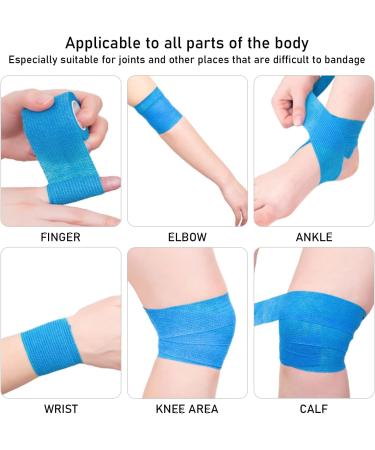 15pcs self-Adhesive Bandages Breathable Elastic Bandages Non-Woven Sports Tape Fitness Bandages Solid Color Sweat-Absorbing Bandages for Sports Protection Pets etc. - Buy Online on SooperMarket.com