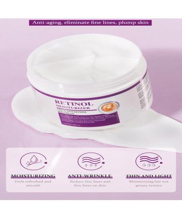 Retinol Cream 2.5% - Anti-Aging Moisturizer with Vitamin B5 | Hydrating & Smoothing Fine Lines | 10.15 Fl Oz - Best for Face & Body - Buy Online on SooperMarket.com