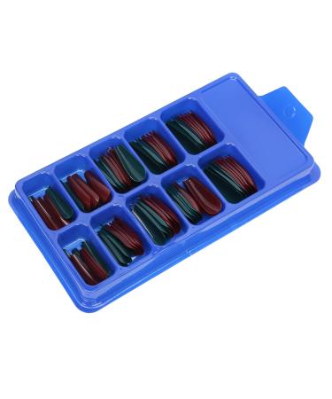 Solid Color Fake Nails Colorful False Nails Pure Color Full Cover Nail Tip Artificial Fake Nails Long Full Coverage False Nails French Nail Acrylic Fake Nails (04)