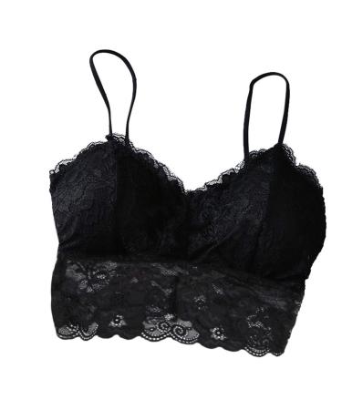 Angxiwan women Bustier Fitness Training Hillless Stretch Seamless Bralettes Widths Low Support BH extensions Racerback Modern Feeling Soft Bastrifting Medium Medium Rear Class Black XL