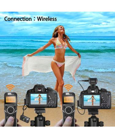 Pixel TW-283 E3 Wireless Shutter Release Cable Remote Control for Canon XT XTi XS XSi T1i T2i T3 T3i T4i T5 T5i T6i SL1 EOS1300D 60D 70D 80D | Compatible with Canon Cameras - Buy Online on SooperMarket.com
