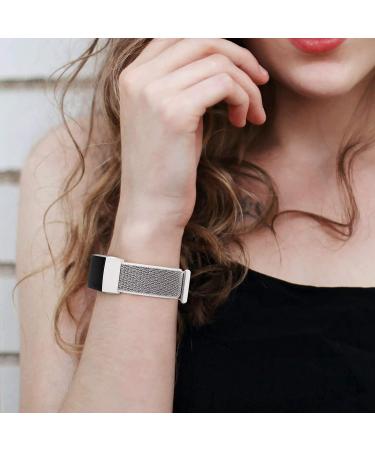 Adjustable Nylon Bands for Fitbit Charge 4/3/3 SE - Soft Breathable Sport Replacement Wristbands in Black Sand, Pink Sand, Seashell - Buy Online on SooperMarket.com