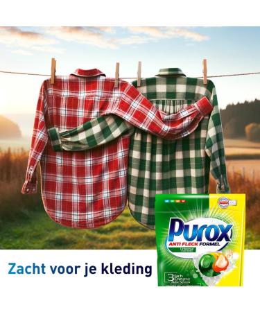 PUROX CAPS UNIVERSAL Washing Caps for Colored Textiles - 22 WL 396g Unscented Doypack Detergent - 22 Pieces | International Shipping - Buy Online on SooperMarket.com
