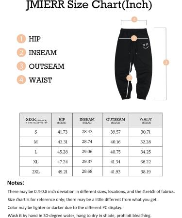 JMIERR Men's Tapered Gym Running Sweatpants Large - Black | Athletic Joggers with Pockets - Buy Online on SooperMarket.com