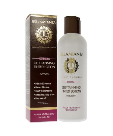 Self Tanning Tinted Lotion - Medium (6.76 oz) | Best Self-Tanner for a Natural Glow - International Shipping Available - Buy Online on SooperMarket.com