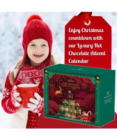 Hot Chocolate Advent Calendar 2023-24 Days Hot Chocolate Flavour Selection of Toasted Marshmallow Hazelnut Gingerbread Salted Caramel and More - Hot Chocolate Gift Set | Christmas Set - Buy Online on SooperMarket.com