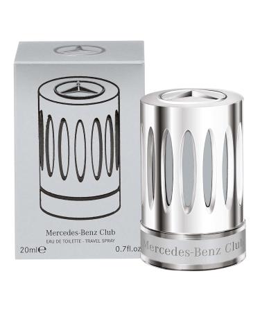 Mercedes-Benz Club - Fragrance For Men - Notes Of Grapefruit Cardamom And Dry Wood - Refreshing Warm Woodsy Blend - Suitable For Any Occasion - Long Lasting Wear - 0.7 Oz EDT Mini Spray - Buy Online on SooperMarket.com