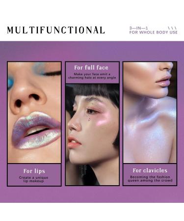Glitter Chameleon Liquid Lipsticks - Long Lasting Waterproof Metallic Lip Gloss for Women & Girls | Shiny Sparkly Makeup Gift for Christmas Parties - Buy Online on SooperMarket.com