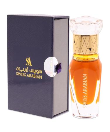 Swiss Arabian Amber Aura For Unisex - Luxury Fragrance Products From Dubai - Long Lasting Personal Perfume Oil - A Seductive Exceptionally Made Signature Aroma - Luxurious Scent Of Arabia - 0.4 Oz - Buy Online on SooperMarket.com