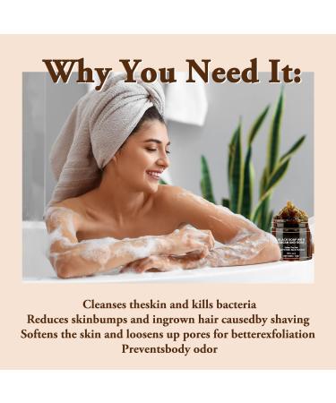 Buy Morocco Black Soap with Argan & Rose | Zawina Beldi Body Scrub | Natural Exfoliating Moroccan Black Soap - Buy Online on SooperMarket.com