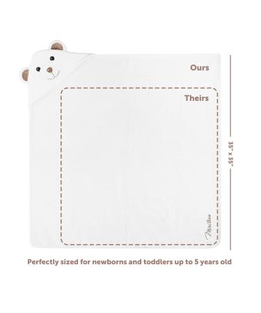 Premium Organic Bamboo Baby Hooded Towel | Ultra Soft & Hypoallergenic Baby Towels for Infant & Toddler | Perfect Baby Gift - Buy Online on SooperMarket.com