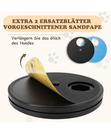 Ykall Dog Claw Grinder - Stress-Free Nail File & Treat Scratching Board | 360 Rotation Dog Scratch Pad for Healthy Nails - Buy Online on SooperMarket.com