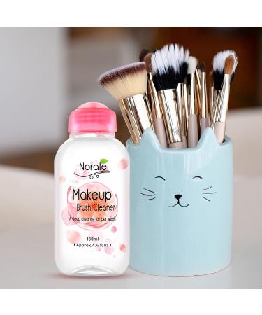 Norate Makeup Brush Cleaner Solution - Gentle Formula for Makeup Brushes, Sponges, and Powder Puffs - 4.4 FL.OZ - Buy Online on SooperMarket.com