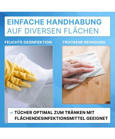 Arnomed Dry Disinfection Towels - 70 Lint-Free Wipes for Scratch-Free Cleaning & Donor Fleece Rolls | Efficient International Shipping - Buy Online on SooperMarket.com