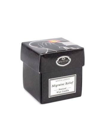 London | Migraine Relief - Scented Candle Small 8cl | Best Aroma for Home Kitchen Living Room and Bathroom | Perfect as a Gift | Reusable Glass Jar