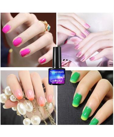Yueci Sky Series Color Change Nail Polish - UV Gel for Manicure | Shine & Temperature Reactive UV Adhesive for Long-Lasting Gel Nails - Buy Online on SooperMarket.com