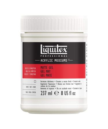 Liquitex Professional Matte Gel Medium  237ml (8-oz) 8 Fl Oz (Pack of 1) Matte Gel Medium