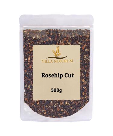 Rosehips (Finely Cut) 500g || Natural Sun Dried Rosehips Rosa Canina Herbal Tea Premium Quality by Villa Nostrum