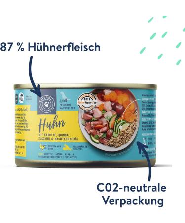 Pets Deli Wet Dog Food - Chicken Carrot Quinoa & Zucchini | Gluten & Sugar-Free | 6 x 200g Pack - Buy Online on SooperMarket.com