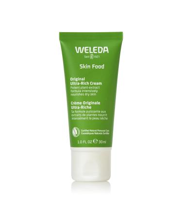 Weleda Skin Food Original Ultra-Rich Body Cream 1 Fluid Ounce Plant Rich Moisturizer with Pansy Chamomile and Calendula 1 Fl Oz (Pack of 1) Skin Food Original