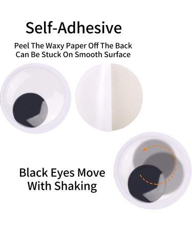 Giant 6 Inch Googly Eyes - Self Adhesive for DIY Crafts & Decorations - 2 Pieces - Buy Online on SooperMarket.com