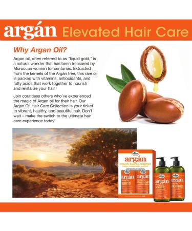 Difeel Elevated Argan Conditioner 33.8 oz | Paraben Free Natural Hair Conditioner with Argan Oil - Shop Internationally - Buy Online on SooperMarket.com