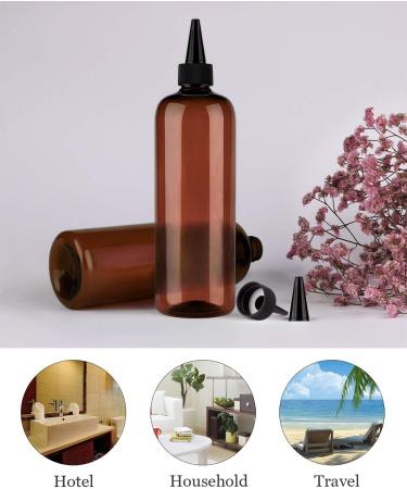 Sdoot Bernstein Squeezing Bottle for Hair Color - 2 Pack 473ml Applicator with Rotating Lock Ideal for Hair & Pet Use Brown Black Cap - Buy Online on SooperMarket.com