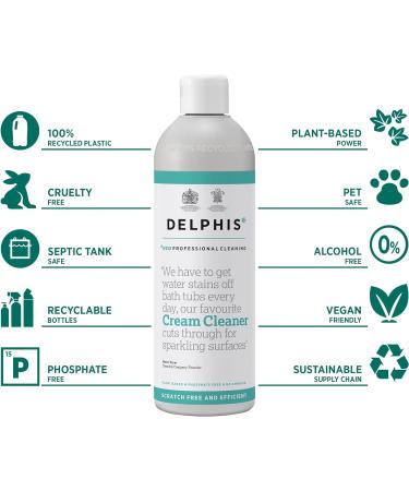 Delphis Eco Multi Use Non Scratch Cream Cleaner 500ml - Eco Friendly Kitchen & Bathroom Cleaner - Buy Online on SooperMarket.com