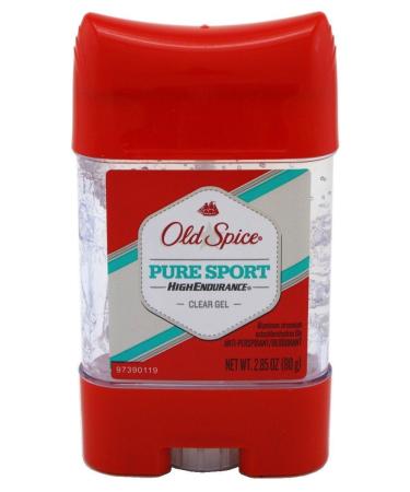 Old Spice High Endurance Clear Gel Pure Sport Scent Men's Anti-Perspirant & Deodorant 2.85oz (80g) - Pack of 6 - Buy Online on SooperMarket.com