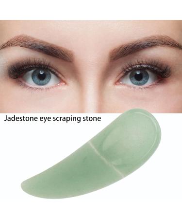 Mini Makeup Mask Spatula Curved Cosmetic Spatula Scoop Mini Gua Sha Jadestone Curved Makeup Eye Cream Cosmetic Spatula (Green) - Buy Online on SooperMarket.com