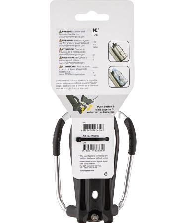 Topeak Silver Water Bottle Cage - Lightweight and Durable | [Company Name] - Buy Online on SooperMarket.com