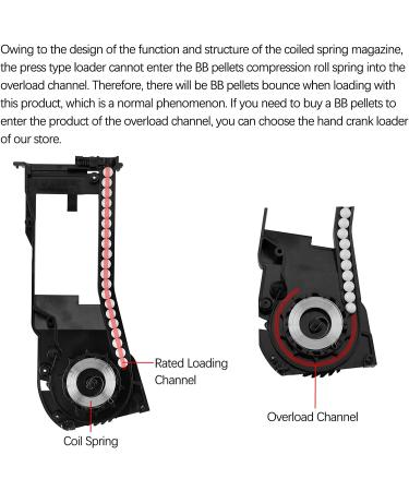 Ludex Speed Loader - 500 Round Large Capacity Airsoft BB Loader with Adapter - Buy Online on SooperMarket.com
