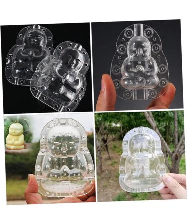 BRIGHTFUFU Plastic Fruit 2pcs Watermelon Tool Duddha Melon Tiny Growth Mold Tools Mould Buddha Adorable Shaping Transparent - Buy Online on SooperMarket.com