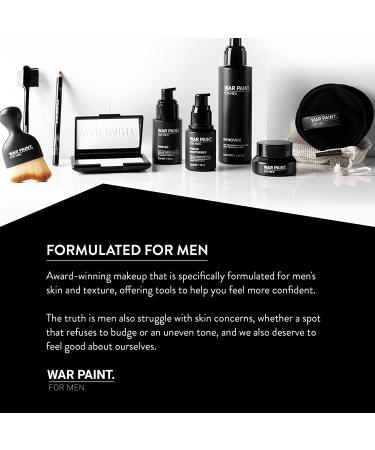 War Paint Men's Tinted Moisturiser - Cruelty-Free Vegan Makeup for Men - 5 Shades (Light) - Made in UK - Buy Online on SooperMarket.com