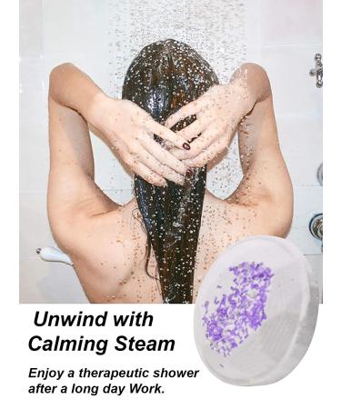 Candles and Cream Lavender Shower Steamers - Aromatherapy for Stress Relief - Set of 2 - Buy Online on SooperMarket.com
